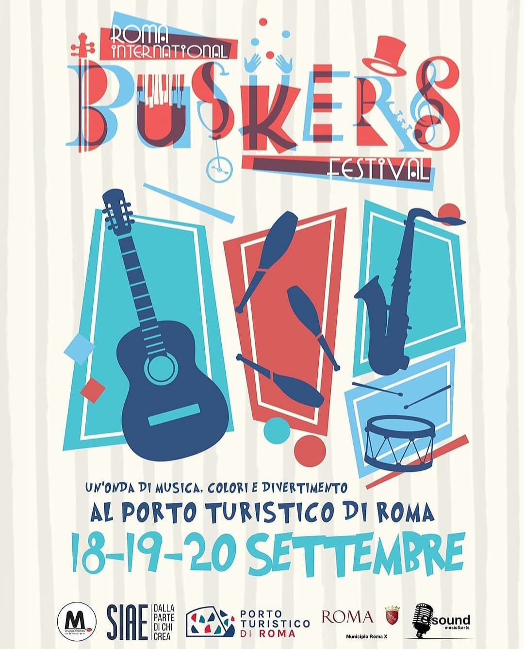 Roma International Buskers Festival: dal 18 al 20 settembre al Porto Turistico di Roma