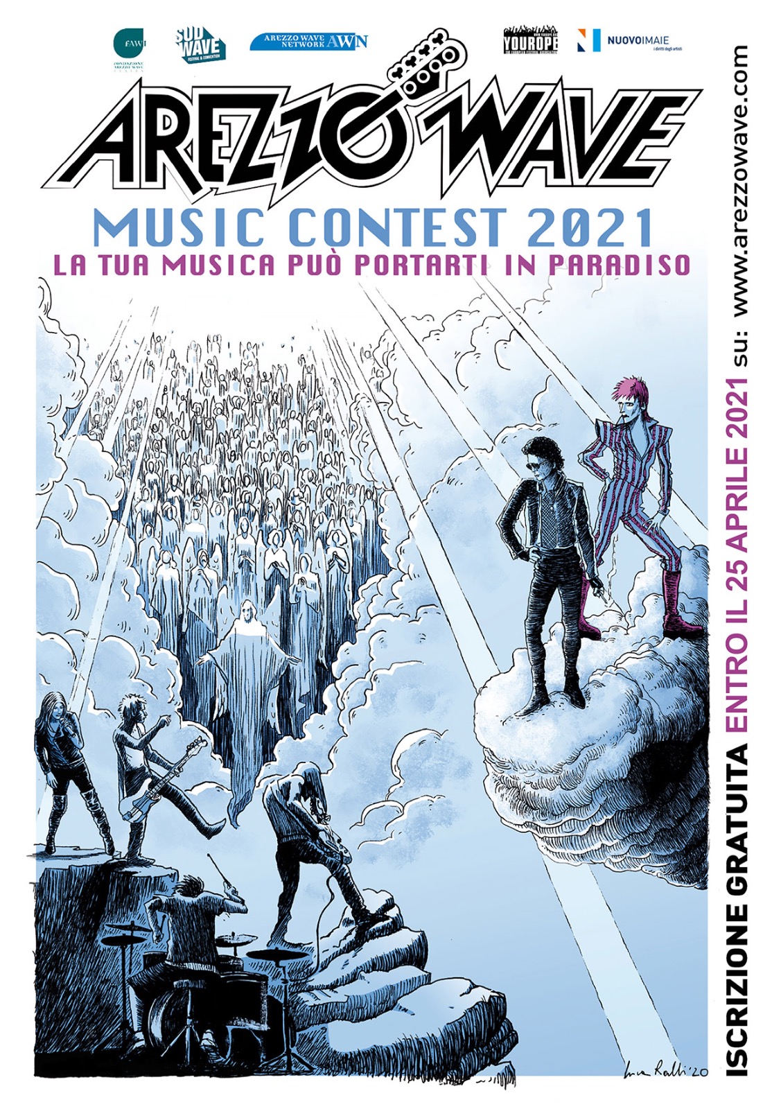 Stati Generali del Rock / Arezzo Wave Music Contest 2021 – Iscrizione gratuita online fino al 25 aprile