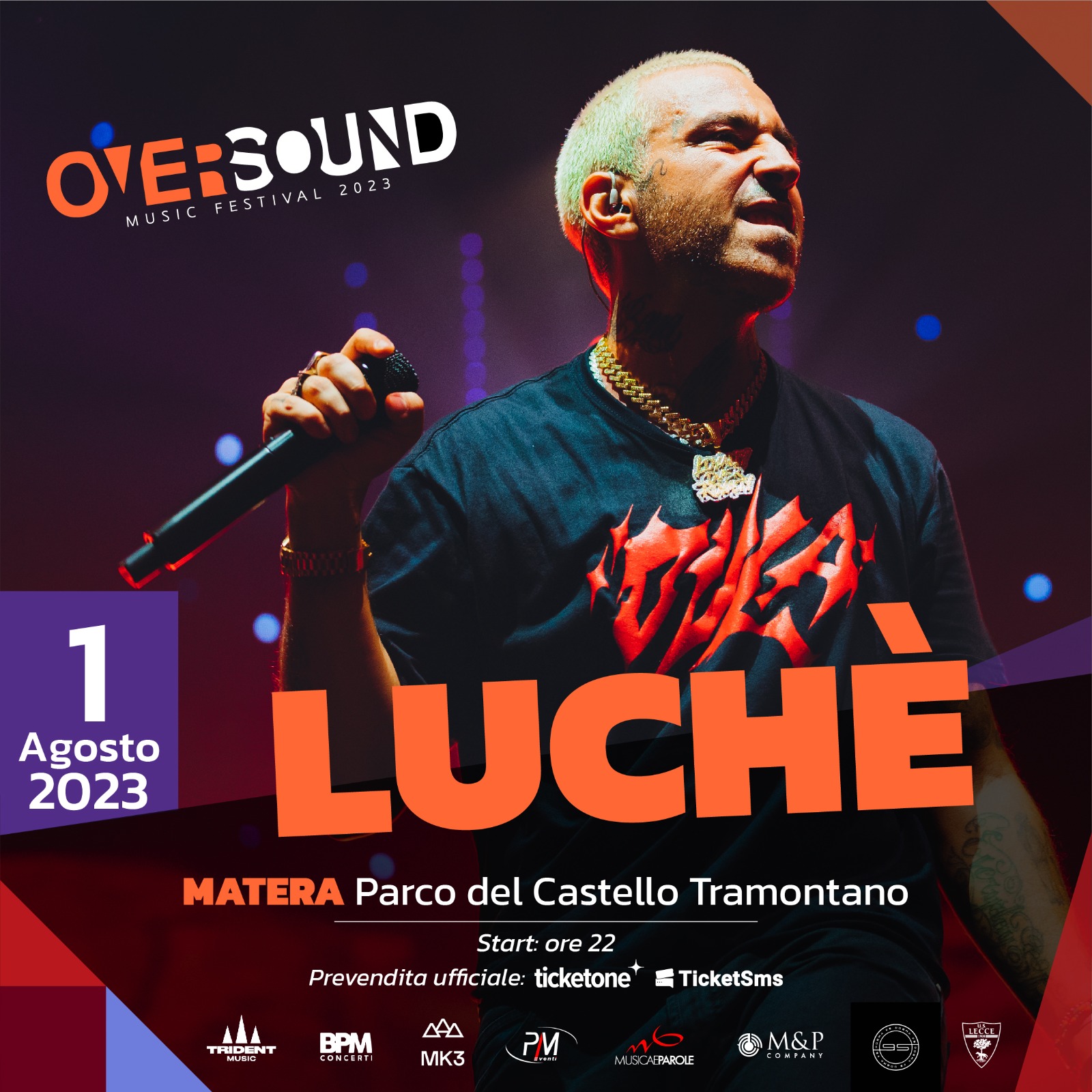 Luchè , icona dell’Urban Nazionale , protagonista all’Oversound Music Festival