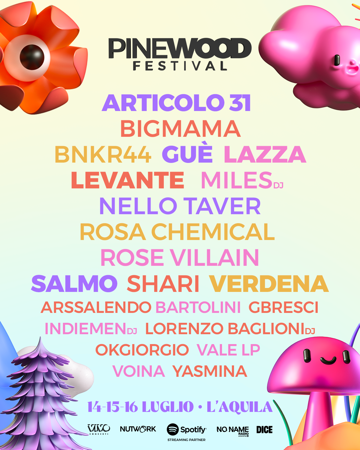 Pinewood Festival ecco la line-up completa