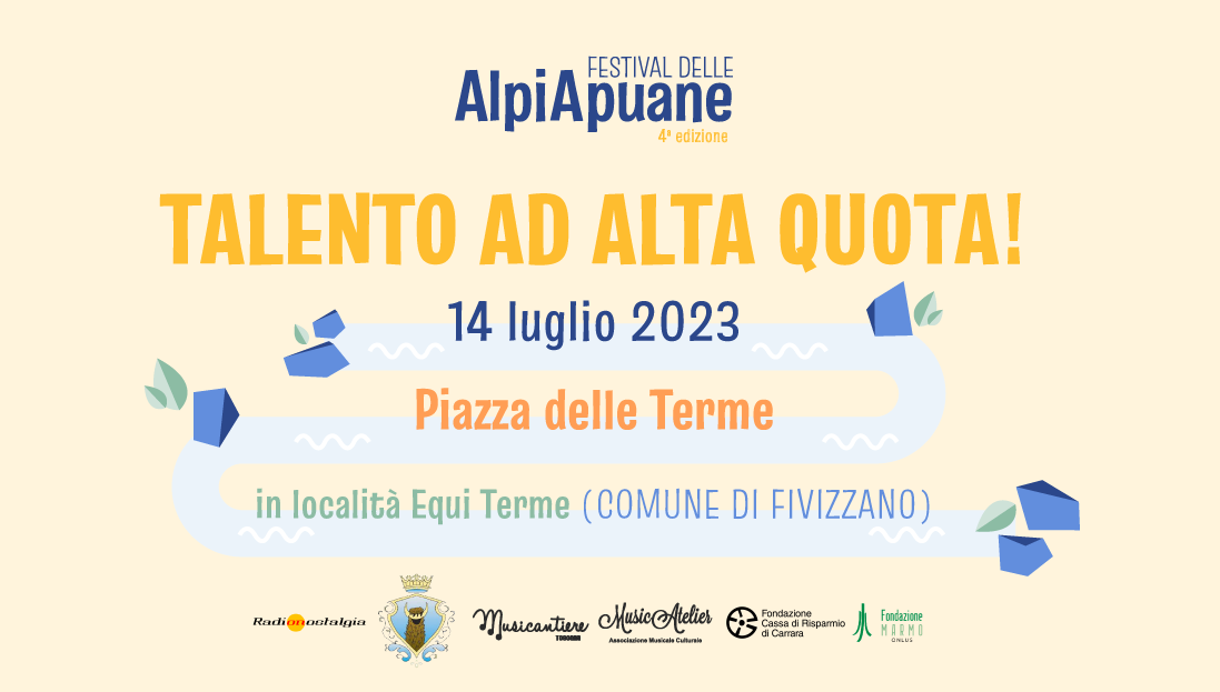 Festival delle Alpi Apuane: venerdì 14 luglio 2023 la finale a Equi Terme (MS)