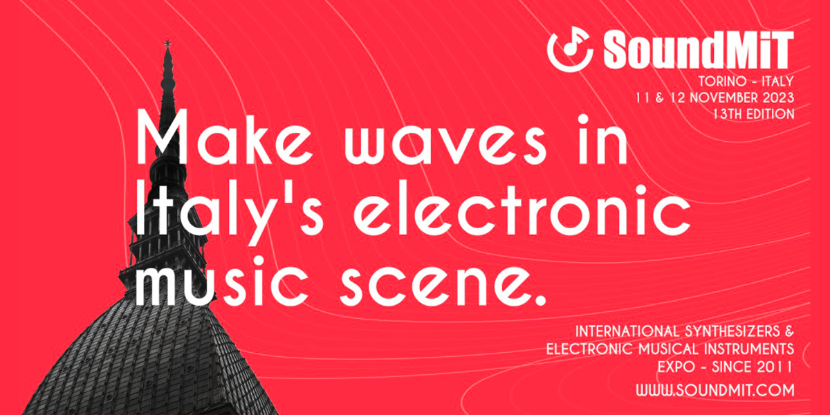 La tredicesima edizione della fiera internazionale di strumenti musicali elettronici e nuove tecnologie fa il suo ritorno a Torino il 11 e 12 novembre